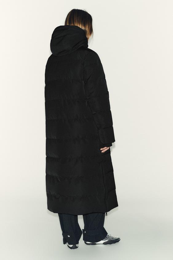 Anorak 60 % duvet, 40 % plumes, à capuche, déperlant et coupe-vent