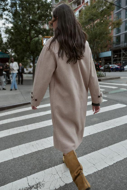 Manteau oversize doux