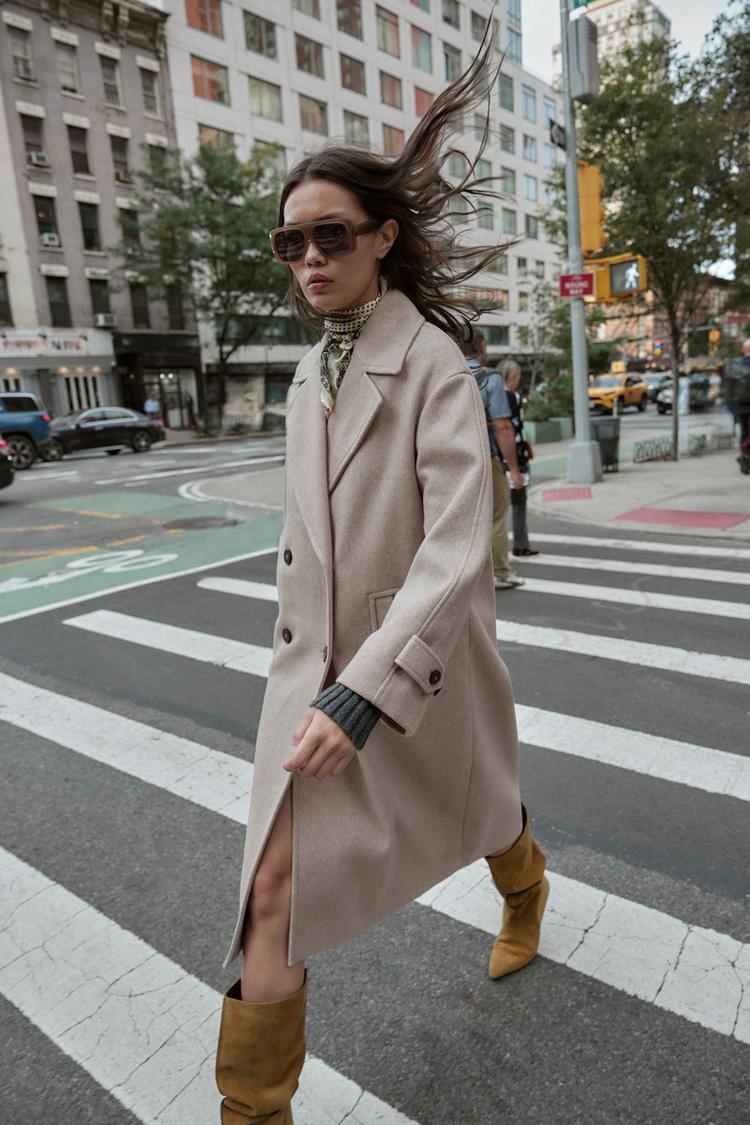 Manteau oversize doux