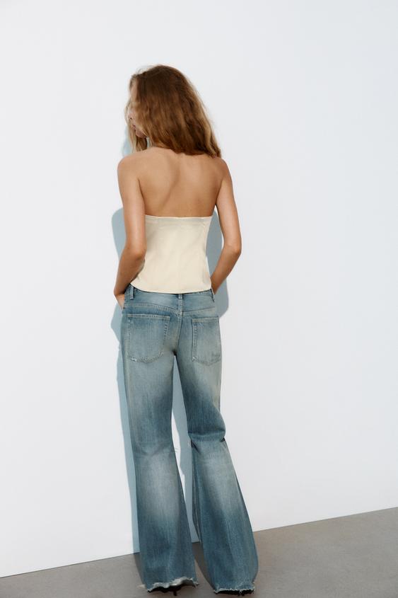 Top corset satiné bustier