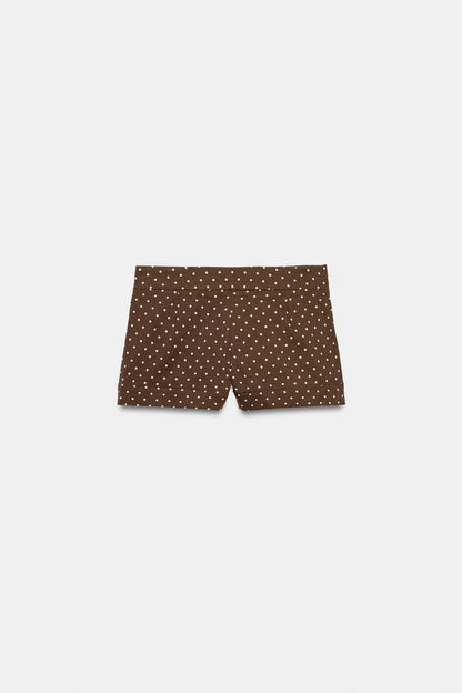 Short mini à pois