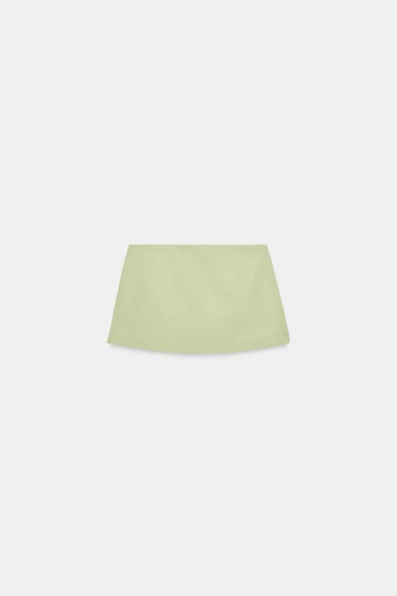 Jupe-culotte à lien noué