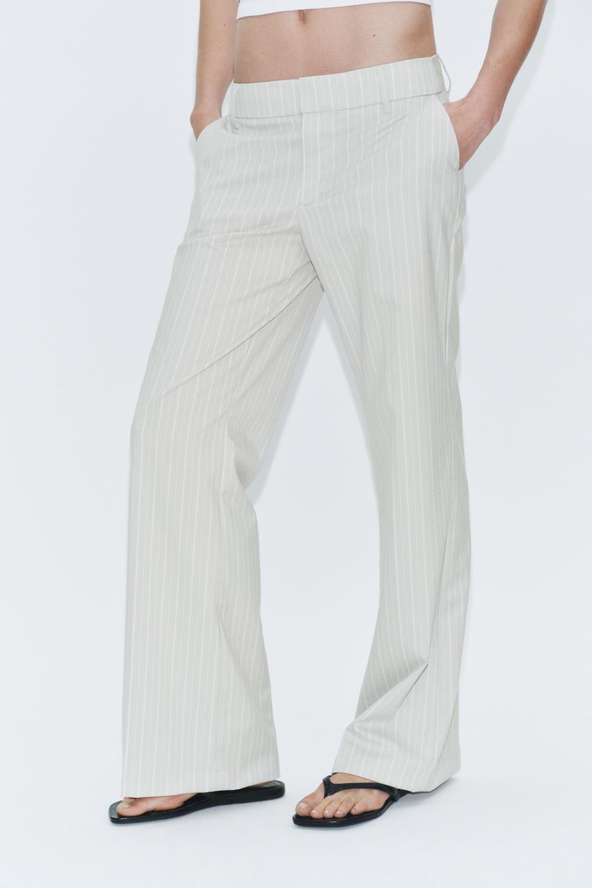 Pantalon droit taille basse