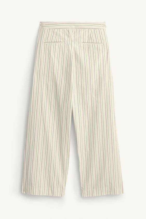 Pantalon style pyjama à rayures Édition limitée