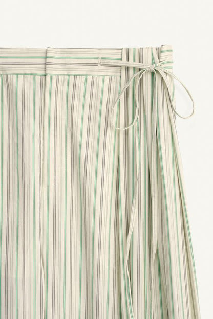 Pantalon style pyjama à rayures Édition limitée