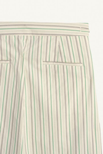 Pantalon style pyjama à rayures Édition limitée