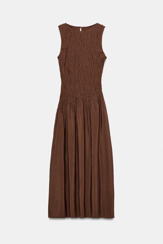 Robe midi à volume
