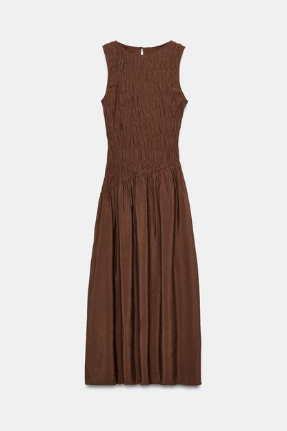 Robe midi à volume