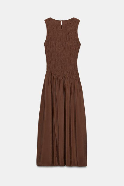 Robe midi à volume