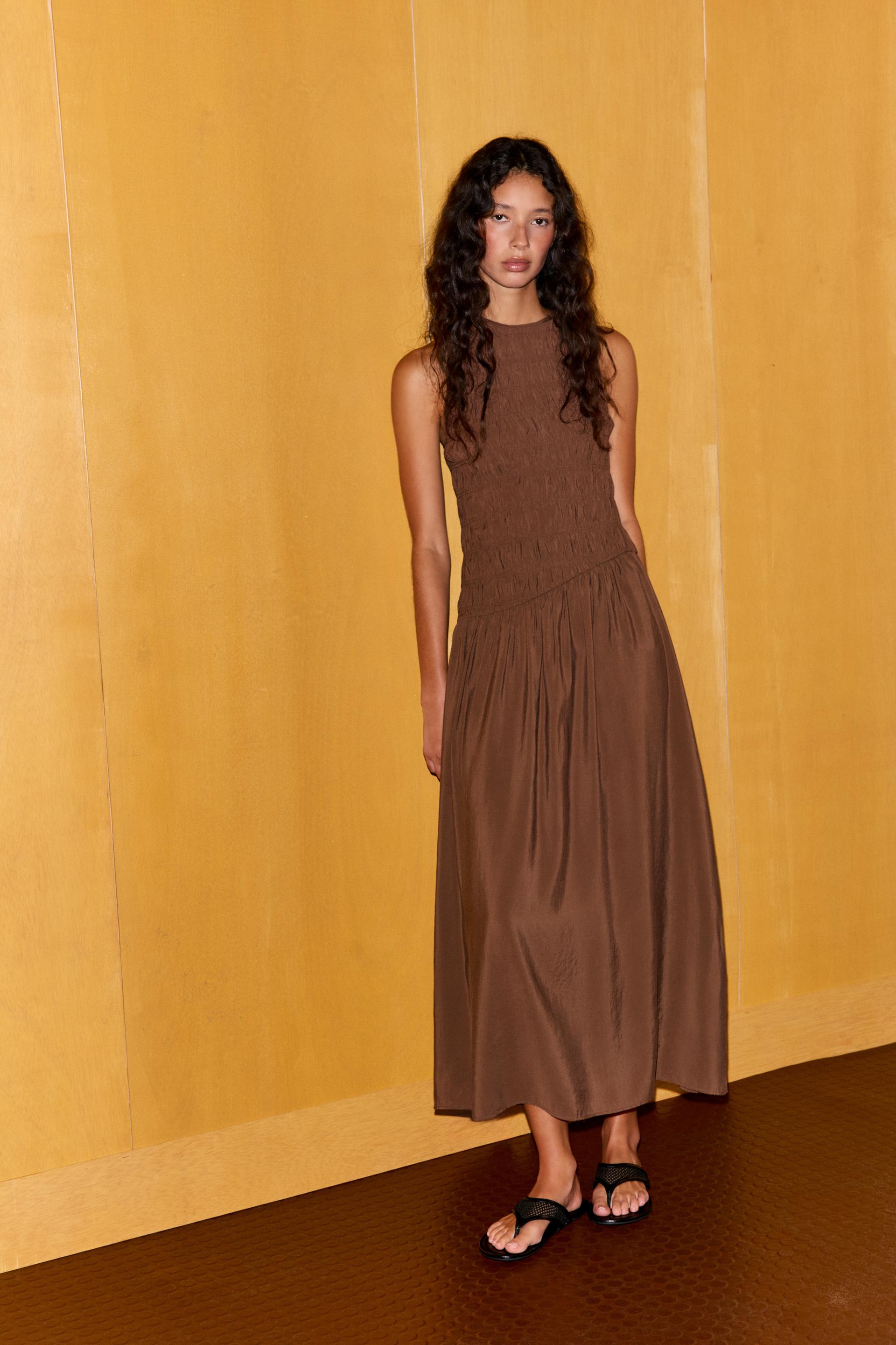 Robe midi à volume