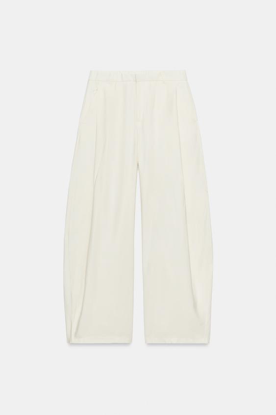 Pantalon fluide à plis