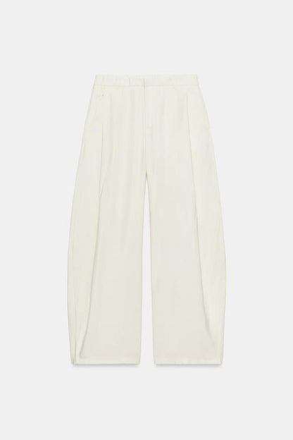 Pantalon fluide à plis