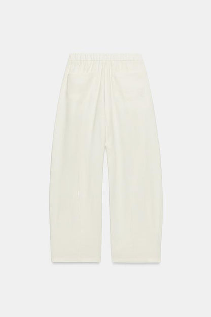 Pantalon fluide à plis