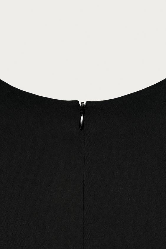 Robe courte à perles Marisa Berenson x Zara