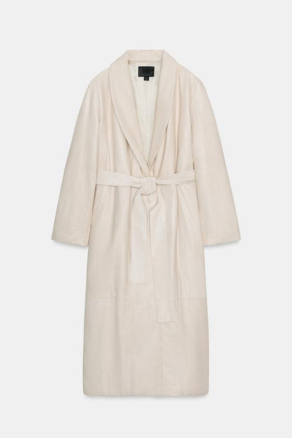 Manteau en cuir matelassé ZW Collection Édition limitée