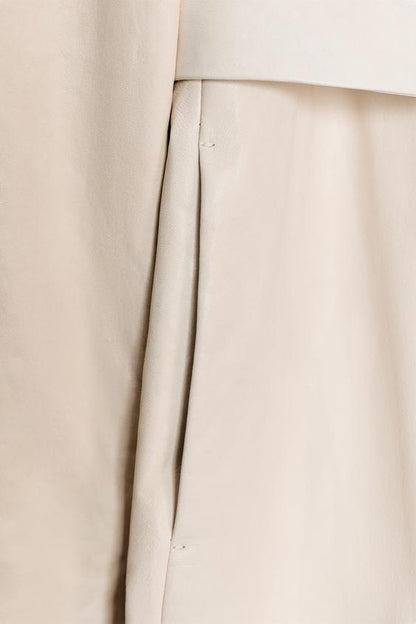 Manteau en cuir matelassé ZW Collection Édition limitée
