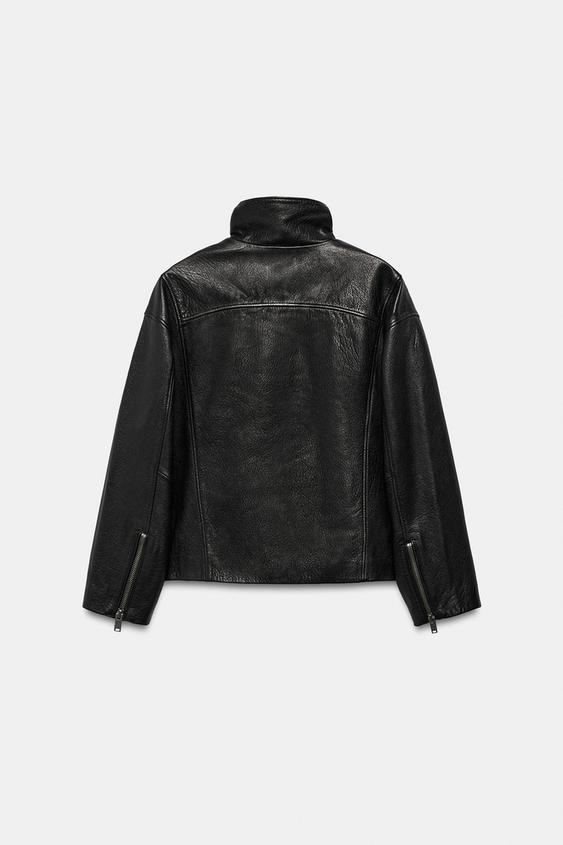 Blouson oversize 100 % cuir
