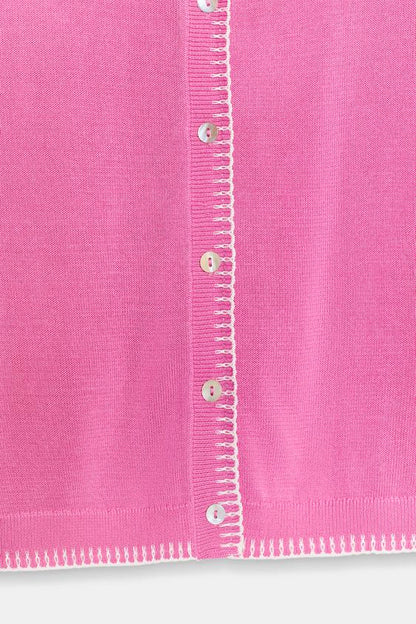 Veste en maille à manches courtes