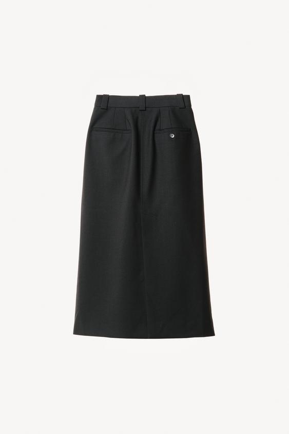 Jupe midi crayon en laine Willy Chavarria x Zara