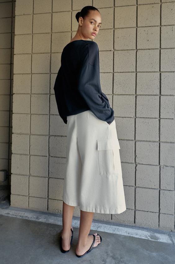 Pull contrasté en maille
