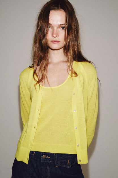 Veste en maille fine