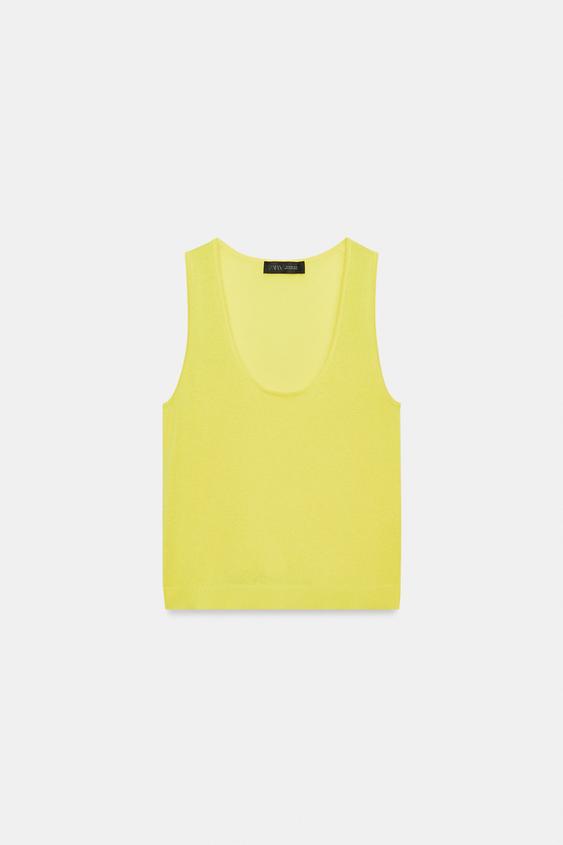 Top en maille fine