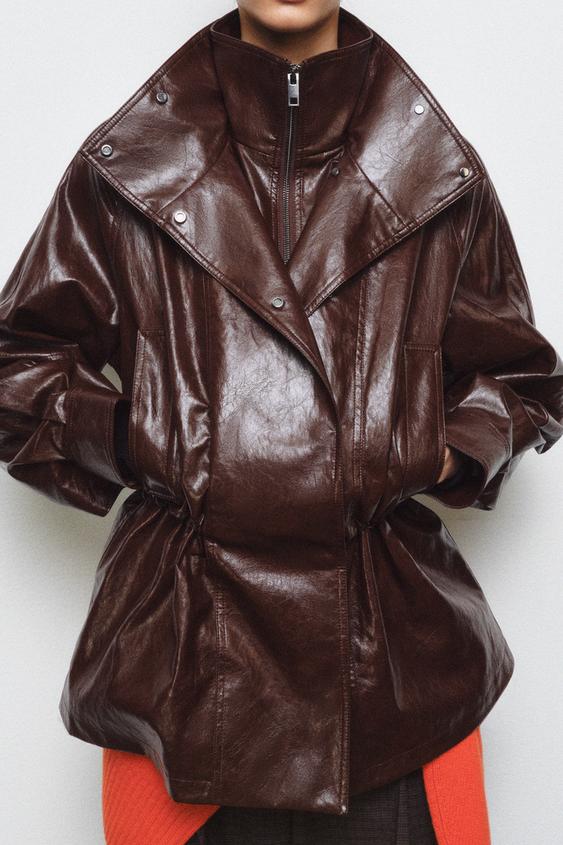 Veste effet cuir ZW Collection