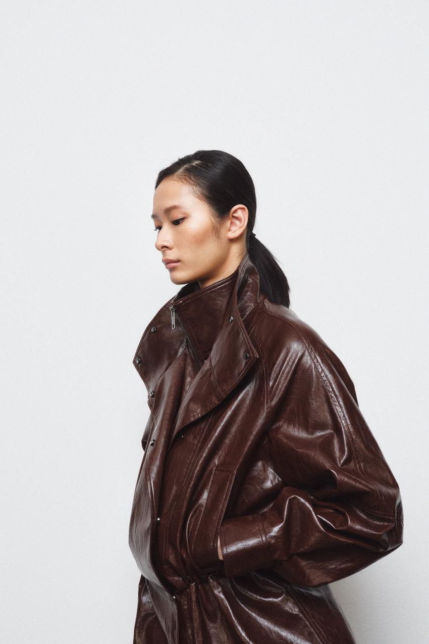 Veste effet cuir ZW Collection