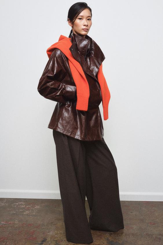 Veste effet cuir ZW Collection