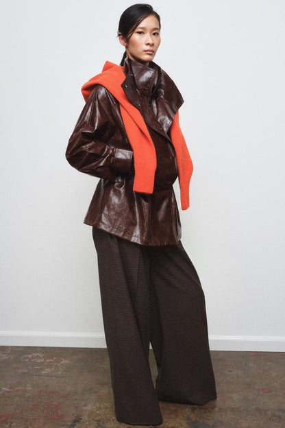 Veste effet cuir ZW Collection