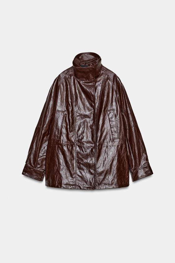 Veste effet cuir ZW Collection