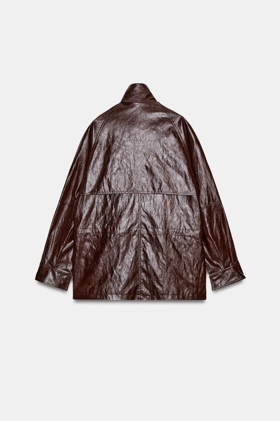 Veste effet cuir ZW Collection