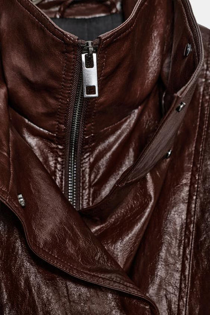 Veste effet cuir ZW Collection