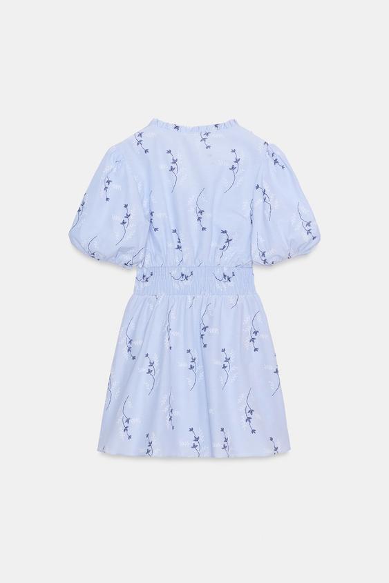Robe imprimée brodée
