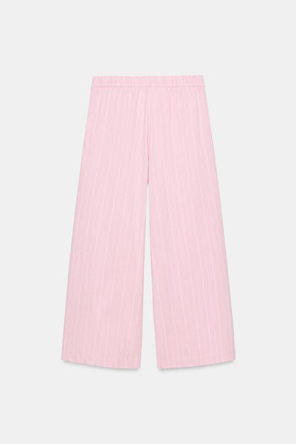 Pantalon-culotte à rayures