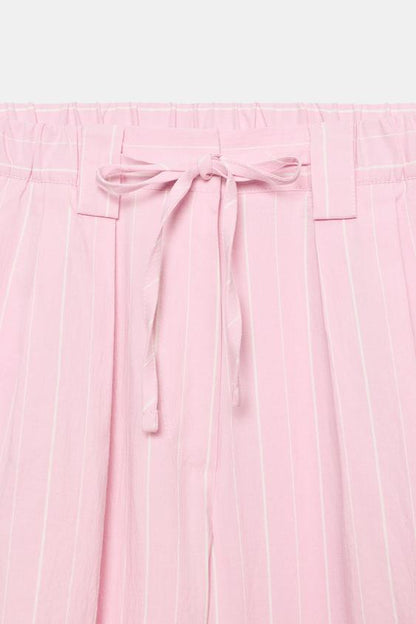 Pantalon-culotte à rayures