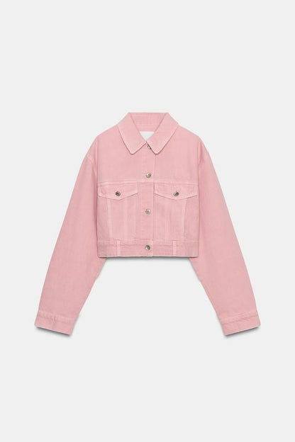 Blouson en denim à poches