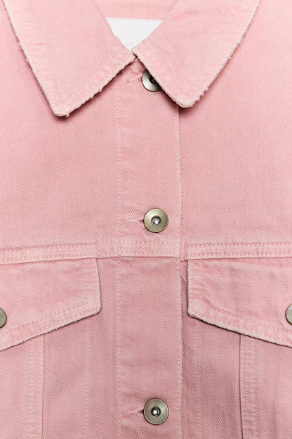 Blouson en denim à poches