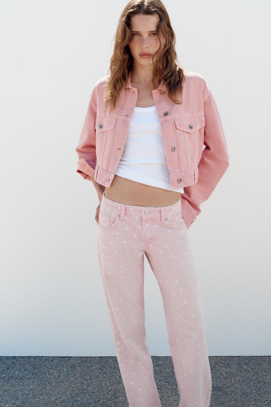 Blouson en denim à poches