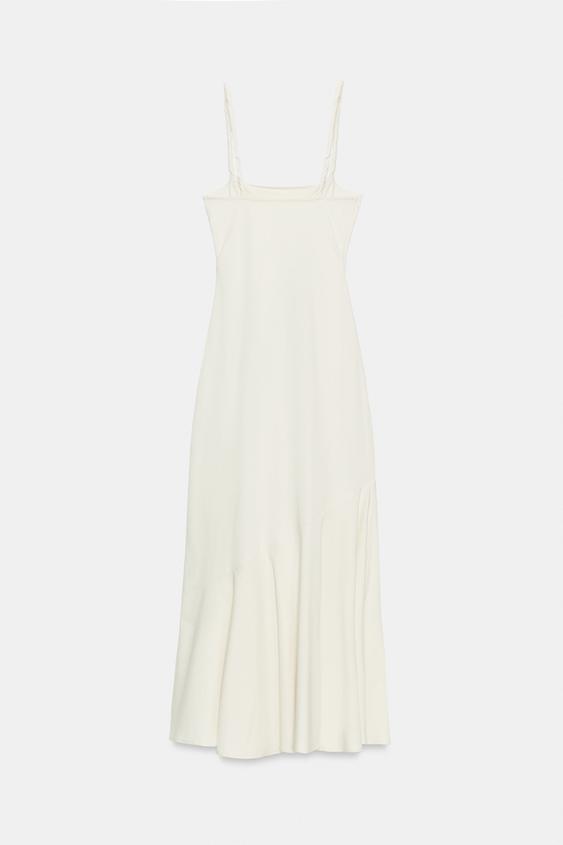 Robe longue drapée