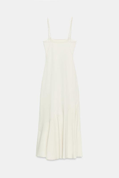 Robe longue drapée