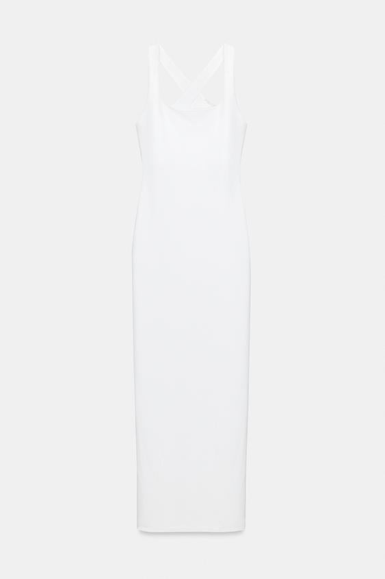 Robe longue en mélange de polyamide