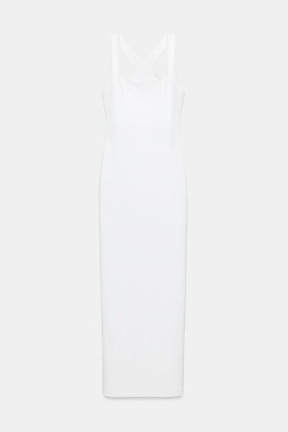 Robe longue en mélange de polyamide