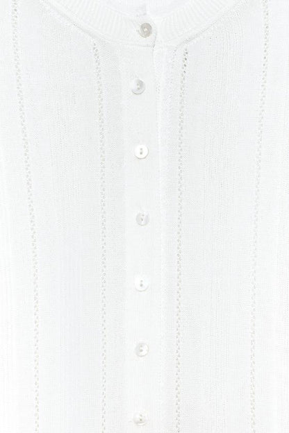 Veste en maille pointelle