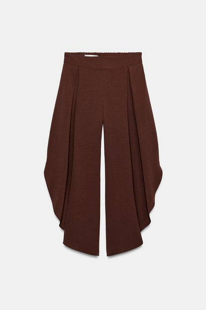 Pantalon fluide à fentes