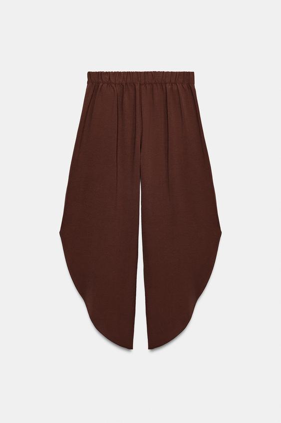 Pantalon fluide à fentes