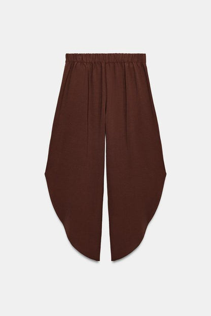 Pantalon fluide à fentes