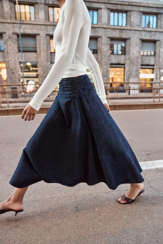 Jupe Z1975 midi asymétrique