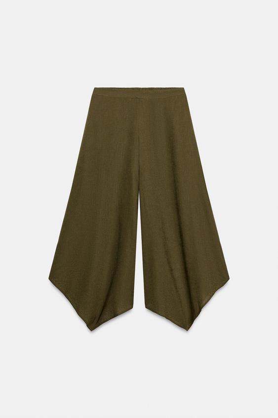 Pantalon-culotte asymétrique