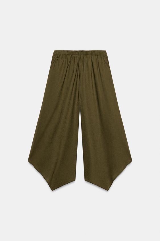 Pantalon-culotte asymétrique